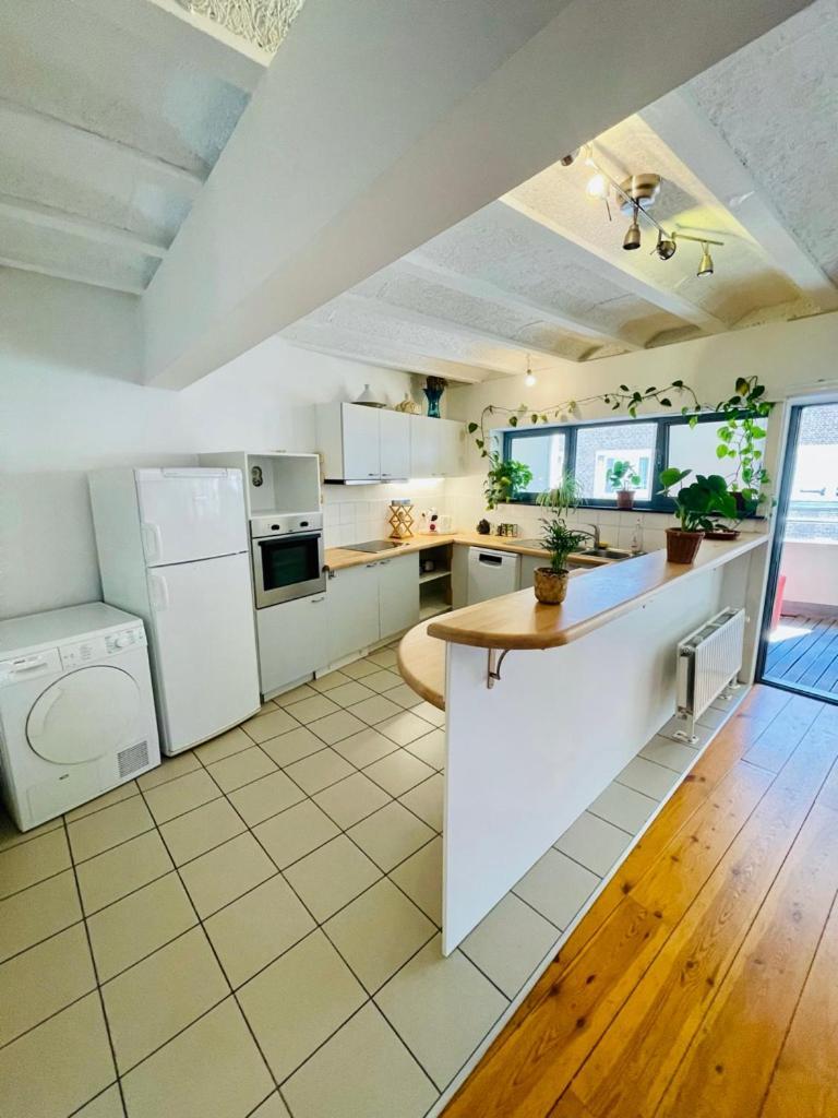 Down Town Oasis-Spacious Loft With Private Parking Brüssel Exterior foto